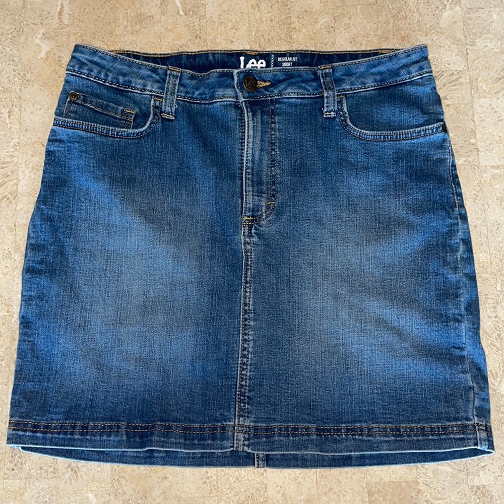 Lee Regular Fit Skort Mid Rise SIZE 12 M